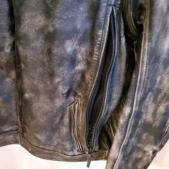 Harley Davidson Heavy Leather Jacket, size XXL. - Picture 4 of 14